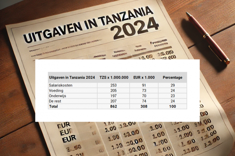 Uitgaven Tanzania 2024