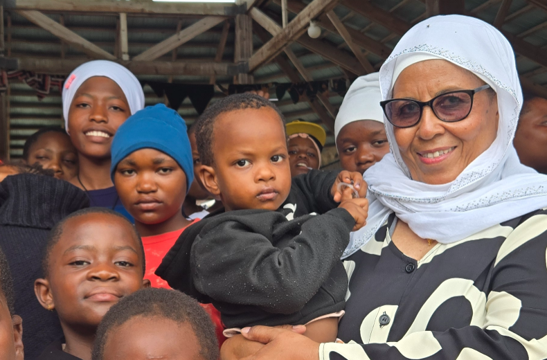 Najma met kinderen